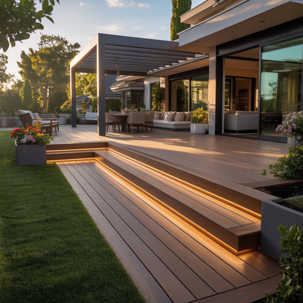 Beautiful outdoor deck