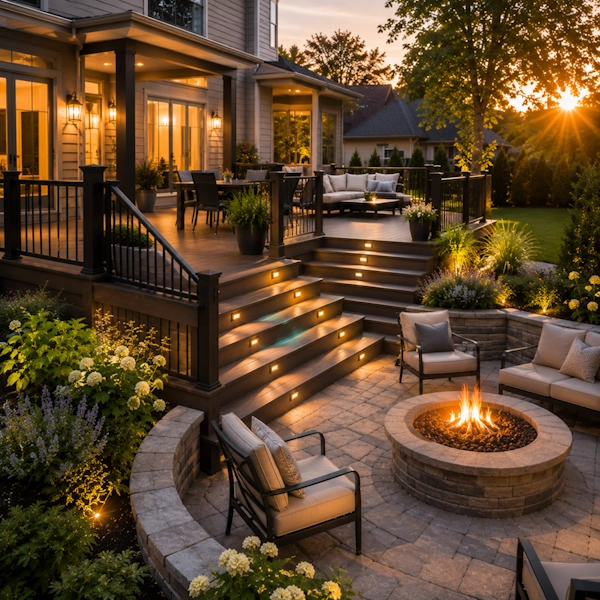 Backyard deck upgrade